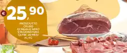 Extra Supermercati Prosciutto crudo di maiale nero stagionatura oltre 20 mesi offerta