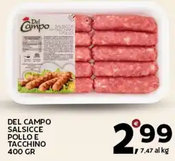 Extra Supermercati Del campo salsicce pollo e tacchino offerta