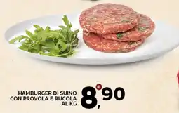 Extra Supermercati Hamburger di suino con provola e rucola offerta