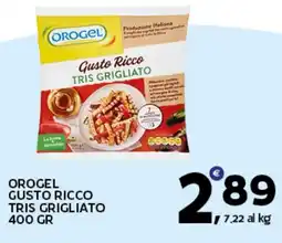 Extra Supermercati Orogel gusto ricco tris grigliato offerta