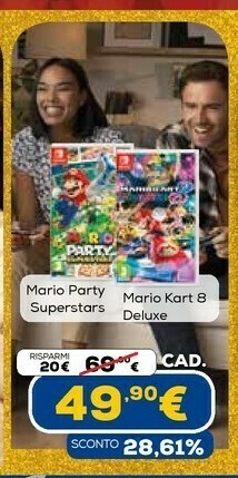 Euronics Mario party superstars offerta
