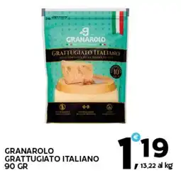 Extra Supermercati Granarolo grattugiato italiano offerta