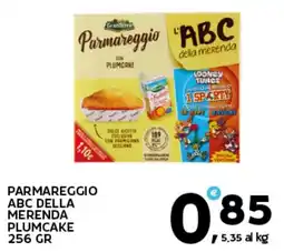 Extra Supermercati Parmareggio abc della merenda plumcake offerta