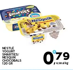 Extra Supermercati Nestlè yogurt smarties/ nesquik chocobals offerta