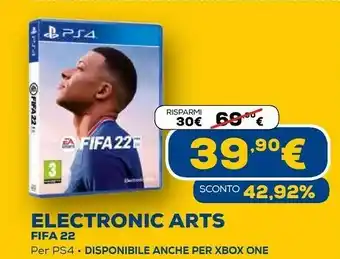 Euronics Electronic arts fifa 22 standard multilingua playstation 4 offerta