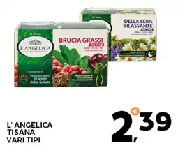 Extra Supermercati L'angelica tisana vari tipi offerta
