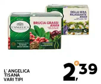 Extra Supermercati L'angelica tisana vari tipi offerta