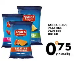 Extra Supermercati Amica chips patatine vari tipi offerta