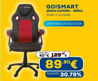 Euronics Sedia gaming 56814 offerta