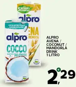 Extra Supermercati Alpro avena / coconut / mandorla drink offerta