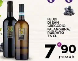 Extra Supermercati Feudi di san gregorio falanghina/ rubrato offerta