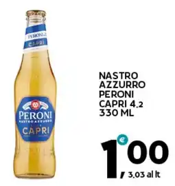 Extra Supermercati Nastro azzurro peroni capri 4.2 offerta