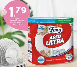 Extra Supermercati Foxy asso ultra big asciugatutto 3 veli x 2 offerta