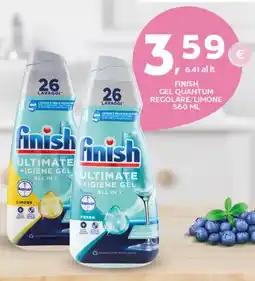 Extra Supermercati Finish gel quantum regolare/limone offerta