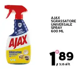 Extra Supermercati Ajax sgrassatore universale spray offerta