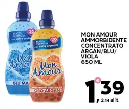 Extra Supermercati Mon amour ammorbidente concentrato argan/blu/ viola offerta