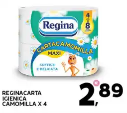 Extra Supermercati Reginacarta igienica camomilla x 4 offerta