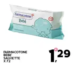 Extra Supermercati Farmacotone bebe' salviette x72 offerta