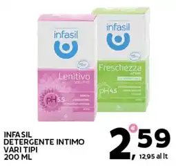 Extra Supermercati Infasil detergente intimo vari tipi offerta