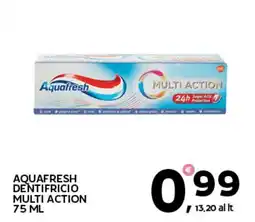 Extra Supermercati Aquafresh dentifricio multi action offerta