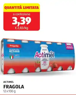 ALDI Actimel fragola offerta