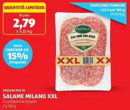 ALDI Freschi per te salame milano XXL offerta