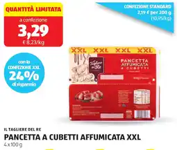 ALDI Il tagliere del re pancetta a cubetti affumicata XXL offerta