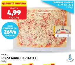 ALDI Cucina pizza margherita XXL offerta