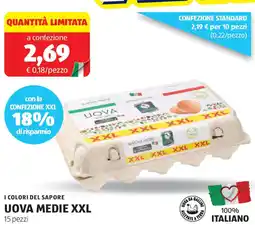 ALDI I colori del sapore uova medie XXL offerta