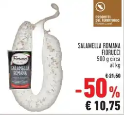 Conad Salamella romana FIORUCCI offerta