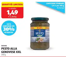ALDI Cucina pesto alla genovese XXL offerta