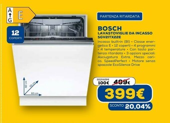 Euronics Serie 2 sgv2itx22e lavastoviglie a scomparsa totale 12 coperti e offerta