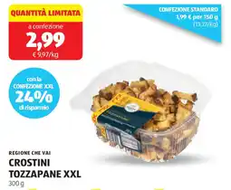 ALDI Regione che vai crostini tozzapane XXL offerta