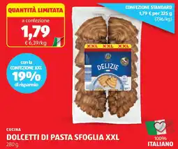 ALDI Cucina dolcetti di pasta sfoglia XXL offerta