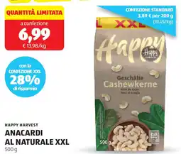 ALDI Happy harvest anacardi al naturale XXL offerta