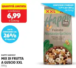 ALDI Happy harvest mix di frutta a guscio XXL offerta