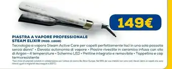 Euronics Bellissima piastra a vapore professionale steam elixir offerta