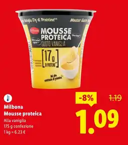 Lidl Milbona Mousse proteica offerta