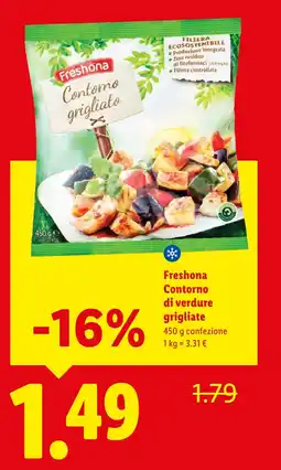 Lidl Freshona Contorno di verdure grigliate offerta