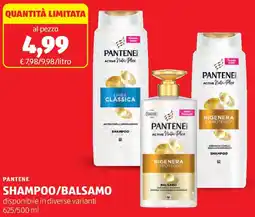 ALDI Pantene shampoo/balsamo offerta
