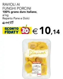 Esselunga Ravioli ai funghi porcini offerta