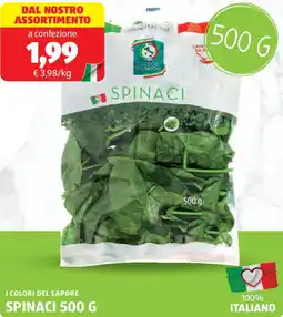 ALDI I colori del sapore spinaci offerta