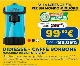 Euronics Caffè borbone macchina da caffè - didi lp offerta
