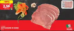 ALDI Il podere sottilissime di suino offerta