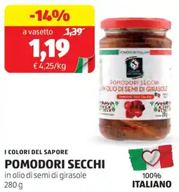 ALDI I colori del sapore pomodori secchi offerta