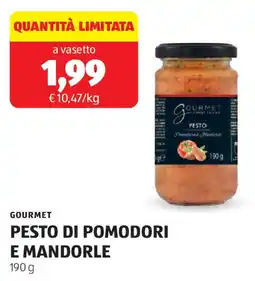 ALDI Gourmet pesto di pomodori e mandorle offerta