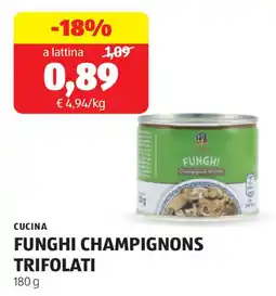 ALDI Cucina funghi champignons trifolati offerta