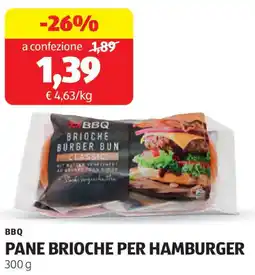 ALDI BBQ pane brioche per hamburger offerta