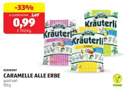 ALDI Bermont caramelle alle erbe offerta