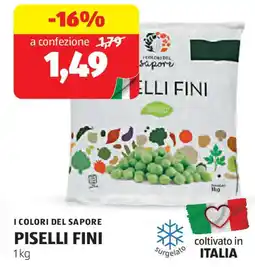 ALDI I colori del sapore piselli fini offerta
